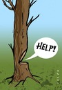 Cartoon: helptree (small) by alexfalcocartoons tagged helptree