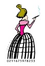 Cartoon: ladycodebars (small) by alexfalcocartoons tagged ladycodebars