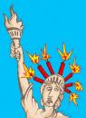 Cartoon: Liberty (small) by alexfalcocartoons tagged liberty