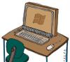 Cartoon: Microsoft (small) by alexfalcocartoons tagged computer,tech,internet,microsoft,