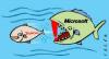 Cartoon: Microsoft went to shop (small) by alexfalcocartoons tagged microsoft,coomercial,yahoo,