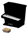 Cartoon: piano (small) by alexfalcocartoons tagged piano codebar