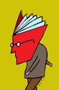 Cartoon: reader (small) by alexfalcocartoons tagged reader