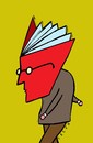 Cartoon: reader (small) by alexfalcocartoons tagged reader