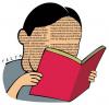 Cartoon: reading (small) by alexfalcocartoons tagged reader,book,