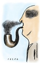 Cartoon: smoker (small) by alexfalcocartoons tagged smoker