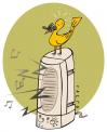 Cartoon: speaker (small) by alexfalcocartoons tagged speaker