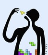 Cartoon: tetrisman (small) by alexfalcocartoons tagged tetrisman