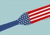 Cartoon: USAfork (small) by alexfalcocartoons tagged usafork