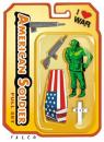 Cartoon: war set (small) by alexfalcocartoons tagged war,soldiers,iraq,american,dead,