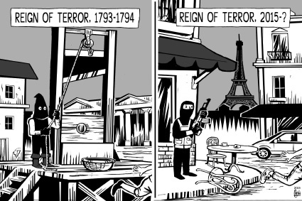 Cartoon: Reign of Terror (medium) by sinann tagged reign,of,terror,paris