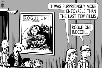 Cartoon: Rogue One (medium) by sinann tagged rogue,one,star,wars