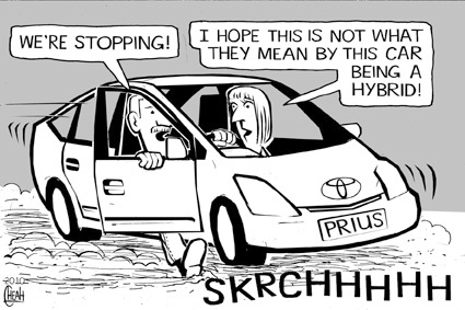 Toyota hybrid Prius By sinann | Education & Tech Cartoon | TOONPOOL