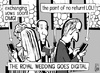 Cartoon: Digital Royal Wedding (small) by sinann tagged royal,wedding,prnce,william,kate,middleton,digital