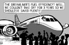Cartoon: Dreamliner takes off (small) by sinann tagged dreamliner boeing 787 fuel efficiency delay three years