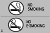Cartoon: E Smoking (small) by sinann tagged ecigarette,esmoking,smoking,sign