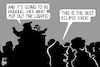 Cartoon: Eclipse in America (small) by sinann tagged eclipse,america,donald,trump,president