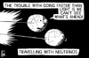Cartoon: Faster than light (small) by sinann tagged neutrinos,light,speed,faster