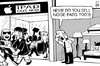 Cartoon: iPad sale (small) by sinann tagged ipad,sale,noise