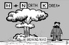 Cartoon: North Korea hydrogen bomb (small) by sinann tagged north,korea,hydrogen,bomb,test,detonation