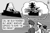 Cartoon: Zumwalt destroyer (small) by sinann tagged zumwalt,destroyer,warship
