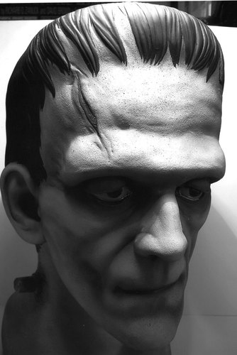 Cartoon: FRANKENSTEIN (medium) by ALEX gb tagged frankenstein,monster,sculpture,movies,alex