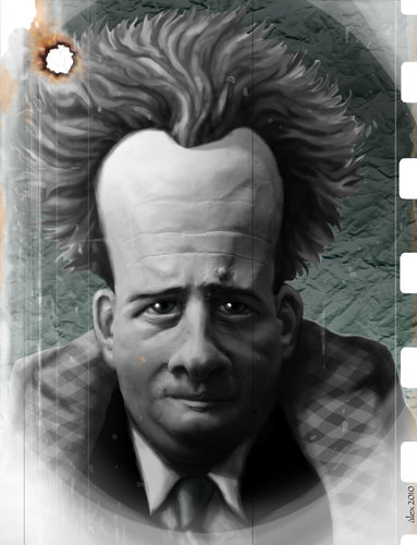 Cartoon: S.M. EISENSTEIN (medium) by ALEX gb tagged sergei,mikhailovich,eisenstein,movies,russian,soviet,director,theorist,silent