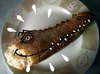 Cartoon: HOME FAUNA (small) by ALEX gb tagged alligator,head,dish,bread,home