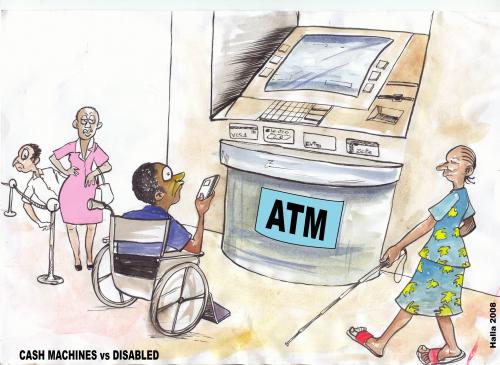 Cartoon: Special needs (medium) by fredhalla tagged atms,