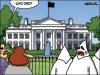 Cartoon: Who died? (small) by Nik Titanik tagged barack,obama,the,white,house,usa,john,mccain,george,bush