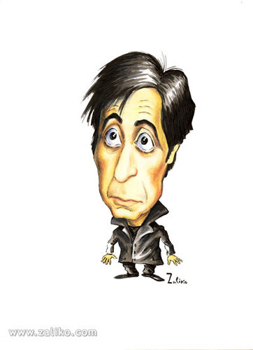 Cartoon: Al pacino (medium) by zaliko tagged al,pacino