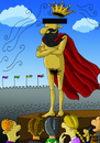 Cartoon: CENSOR (small) by MERT_GURKAN tagged king,censor,caricature