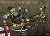 Cartoon: WELCOME_TO_2011 (small) by MERT_GURKAN tagged ga,fa