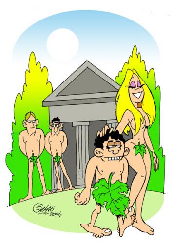 Cartoon: Ancient Greece (medium) by Salas tagged ancient,greece,girl,