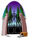 Cartoon: Cemetery (small) by Salas tagged cemetery,dog,corpse,
