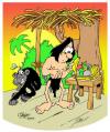 Cartoon: Vibe (small) by Salas tagged vibe,tarzan,monkey,jungle,
