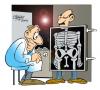 Cartoon: X-ray (small) by Salas tagged ray,patient,doctor,