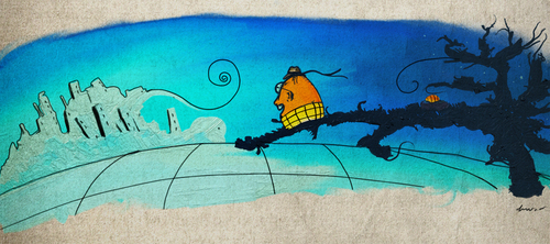 Cartoon: Egglefant (medium) by meshall tagged surrealism