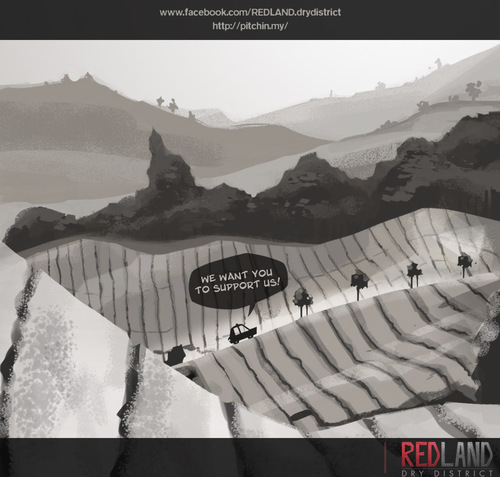 Cartoon: Redland project (medium) by amencodai tagged graphic,novel