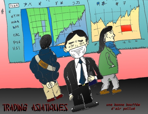 Cartoon: air du trading asiatique (medium) by BinaryOptions tagged options,binaires,option,binaire,trading,trader,tradez,marches,capitaux,optionsclick,news,infos,nouvells,actualites,caricature,comique,webcomic,masques,asie,asiatique,air,pollution,financier,boursier,bourses