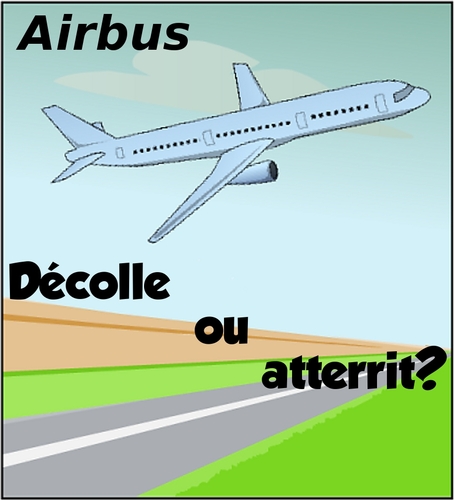 Cartoon: Airbus en hausse ou baisse? (medium) by BinaryOptions tagged optionsclick,tradez,trader,trading,binaries,options,binaire,option,airbus,comique,comic,webcomic,dessin,caricature,avion,hausse,baisse,direction,mouvement,trajectoire