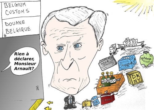 Cartoon: Caricature de M. Bernard ARNAULT (medium) by BinaryOptions tagged bernard,arnault,caricature,editoriale,affaires,financiers,comique,dessin,anime,binaire,optionsclick,les,options,trader,trading,belgique,commerce,belge,douanes,impots,france,parodie,satire,nouvelles,economiques