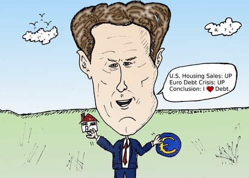 Cartoon: Caricature of Timothy Geithner (medium) by BinaryOptions tagged timothy,geithner,secretary,treasury,american,america,usd,usa,homes,housing,sales,euro,eur,europe,debt,banking,financial,economy,recession,political,caricature,editorial,business,comic,cartoon,optionsclick,binary,options,trader,option,trading,trade,news,humor
