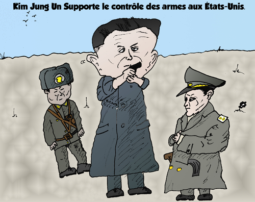 Cartoon: Les armes comique de KIM Jung Un (medium) by BinaryOptions tagged optionsclick,options,binaire,option,binaires,kim,jung,un,coree,nord,caricature,comique,webcomic,politique,politicien,arme,armes,pistolet,tire,news,infos,nouvelles,actualites