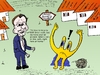 Cartoon: Euroman David Cameron caricature (small) by BinaryOptions tagged binary,option,options,trading,trader,caricature,david,cameron,british,pm,euroman,euro,greek,debt,crisis,financial,cartoon,editorial,optionsclick