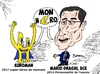 Cartoon: Euroman et Mario DRAGHI (small) by BinaryOptions tagged mario,draghi,euroman,bce,caricature,comique,editorial,finance,financier,banquier,euro,devise,forex,devises,trader,tradez,trading,binaire,binaires,option,options,optionsclick