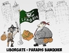 Cartoon: Liborgate et drapeau Liboria (small) by BinaryOptions tagged libor,liborgate,liboria,cariacture,option,binaire,trader,options,binaires,trading,scandale,pirate,banquier,banques,optionsclick,news,infos,nouvells,financier,boursier