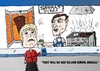 Cartoon: Merkel Samaras caricature (small) by BinaryOptions tagged angela,merkel,antonis,samaras,german,germany,greek,greece,gyro,euro,eur,eurozone,european,union,optionsclick,binary,options,news,option,trader,trading,editorial,caricature,cartoon,political,business