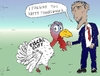 Cartoon: Obama Thanksgiving turkey pardon (small) by BinaryOptions tagged barack,obama,president,usd,thanksgiving,usa,united,states,turkey,holiday,pardon,fiscal,caricature,financial,editorial,business,comic,cartoon,optionsclick,binary,options,trader,option,trading,trade,news,satire