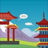 Cartoon: The JPY Pagoda chat (small) by BinaryOptions tagged binary,option,options,trade,trader,trading,pagoda,japanese,yen,jpy,currency,forex,currencies,news,editorial,cartoon,webcomic,optionsclick,satire